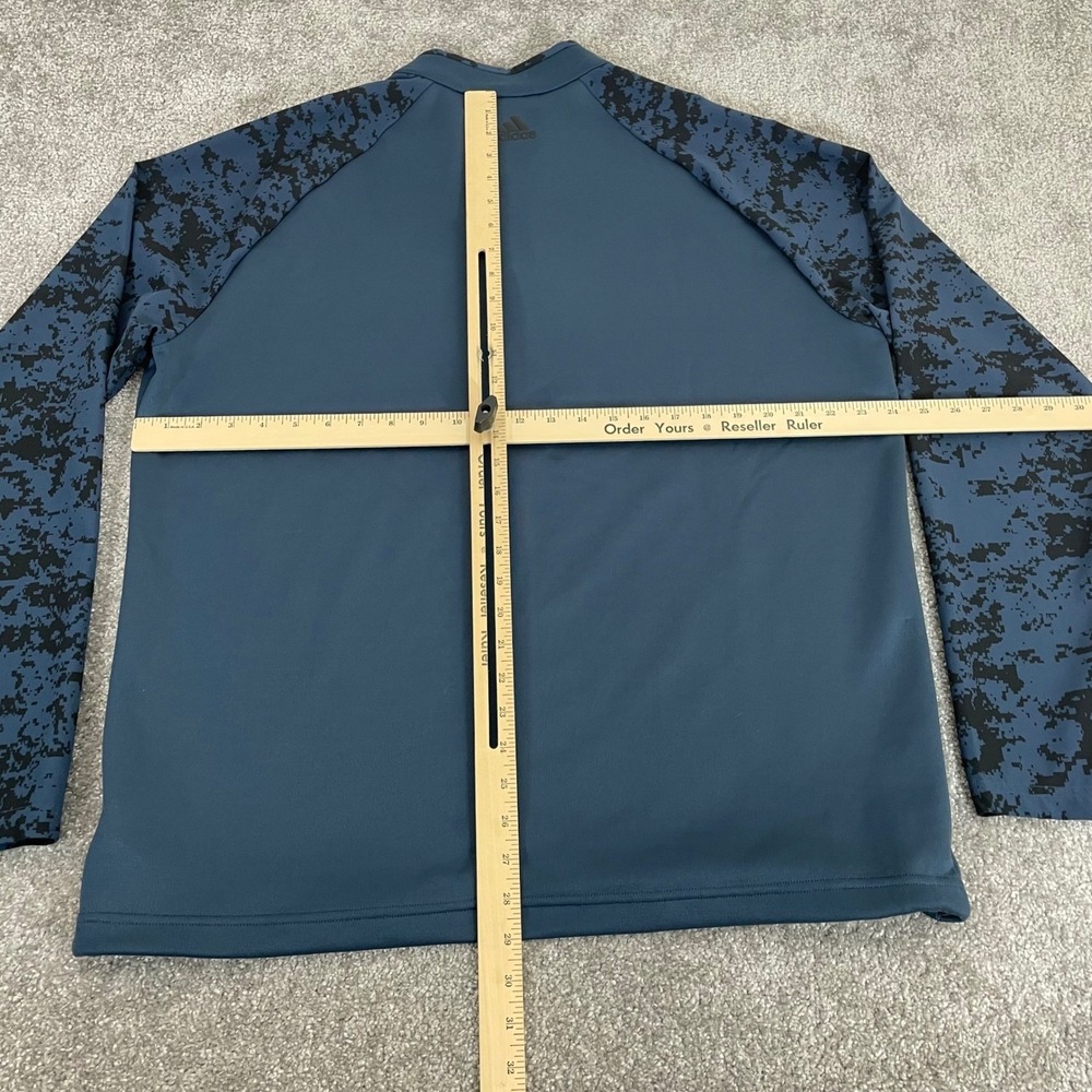 Adidas Camo Hybrid Layering Sweatshirt Mens XL Pullover Snap Digital Camo - Picture 9 of 14